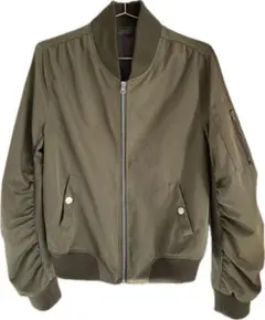 オリーブグリーン MA-1ジャケット Lサイズ