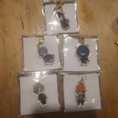 刀剣乱舞 ぽてだん 根付けアクリルストラップ　５点セット