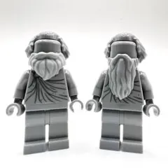 B19新品未使用レゴ正規品ミニフィグ　彫像　スタチュー　石像　2体