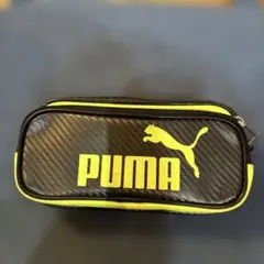 PUMA ペンケース ブラック エナメル調　筆箱