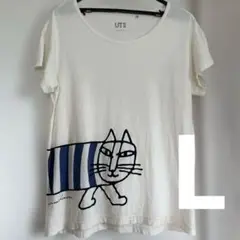 UNIQLO リサラーソン マイキーイラストTシャツ L