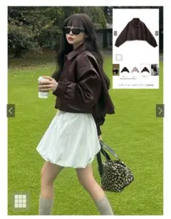 レザージャケット ショート丈