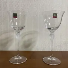 ワイングラス 2個セット フロスト加工