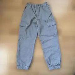 ユニクロ　カーゴパンツ　ジョガーパンツ　ベージュ　140