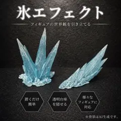 ※エフェクトのみ　氷エフェクト　ジオラマベース　汎用エフェクト　フィギュア展示用のサムネイル