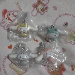 シナモロール・ラテいろあにまるマスコット4点セット