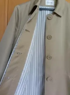 ☆美品☆ESSEME レディースステンカラーコート／レインコート　Mサイズ