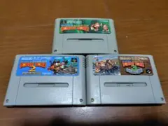 スーパーファミコン　スーパードンキーコング3本セット