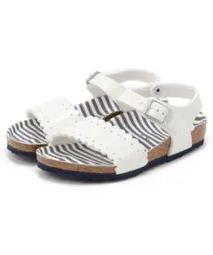 【ビルケンシュトック】リサ/ノーティカル ストライプホワイト ビルコフロー