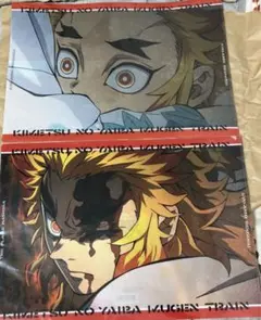 ufotable 煉獄杏寿郎　クリアファイル　ランチョンマットケース　鬼滅の刃