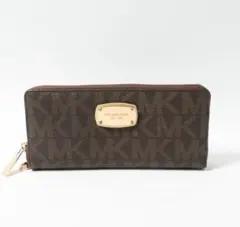 MICHAEL KORS マイケルコース ブラウン レザー 長財布