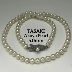希少】TASAKI タサキ あこや本真珠 ベビーパール クローバー シルバー