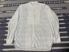 United Arrows ホワイト バンドカラーシャツ M