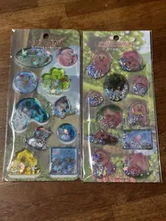 こびとづかん　キラリンウォーターシール　カプセルシール セット