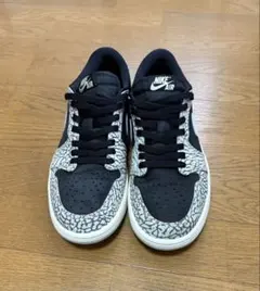 ナイキ　エアジョーダン1 レトロ　ローOG ブラックセメント　27.5cm 美品