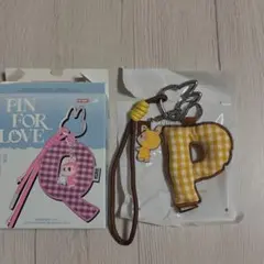 新品 POPMART PIN FOR LOVE ラブブ イニシャルチャーム P
