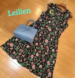 美品 インナー付き】 レリアン 近年モデル キー 鍵 ロングワンピース M