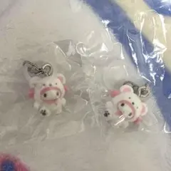 サンリオ ふわふわスノー めじるしアクセサリー マイメロディ2点セット