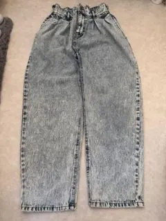 ワイドレッグデニムパンツ Lのサムネイル