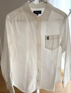【美品】グリーンレーベル キッズシャツ ホワイト白125cm 入学式 結婚式