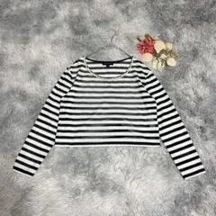 JILLSTUART ジルスチュアート（S）長袖 カットソー ボーダー ロンTのサムネイル