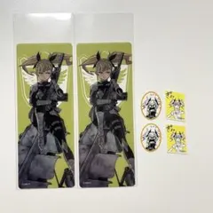 怪獣8号 8号展 特典グッズ クリアしおりセット フレークシール 四ノ宮キコル