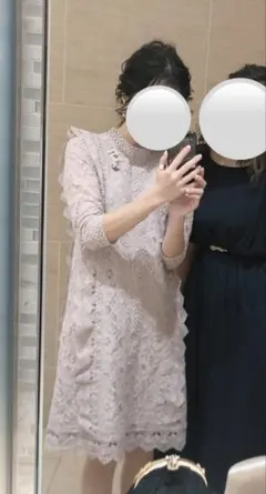 【toccocloset】総レースワンピース/ピンク