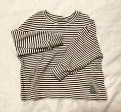 ストライプ 長袖カットソー 100cm