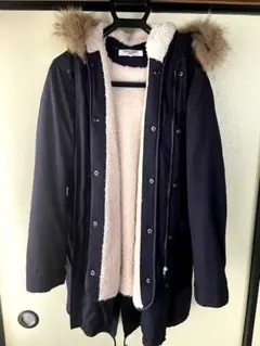 Natural Beauty Basic ファー付きモッズコート