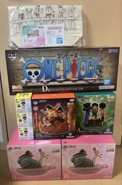 ワンピース　一番くじ　ドラマティックメモリーズ　A賞　B賞　D賞　ラストワン賞