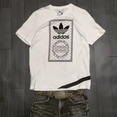 00s adidas グランジ ロゴ s/s tee archive y2k