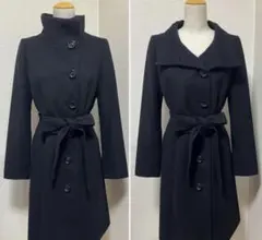 INDIVI インデイヴィ　スタンドカラー　2way コート