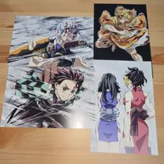 鬼滅の刃 幕間画ポストカード全集中展 宇髄天元 竈門炭治郎 我妻善逸