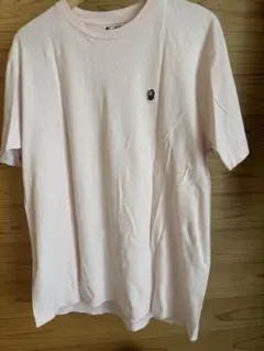 A BATHING APE ワンポイントロゴ Tシャツ ピンク Mのサムネイル