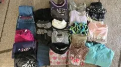 秋冬女の子ズボン・長袖まとめ売り　サイズ130・140　24点まとめ売り