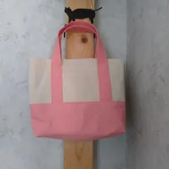 みつばちトート abeille キャンバス トートバッグ ピンク - メルカリ