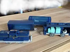 プラレール　カートレイン北海道&有蓋車・クリアカラー　タカラトミー　4両セット