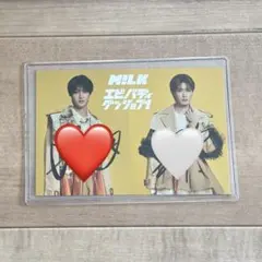 M!LK 山中柔太朗 曽野舜太 エビバディグッジョブ サイン ポストカード