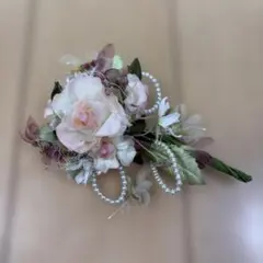 コサージュ　ブローチ
