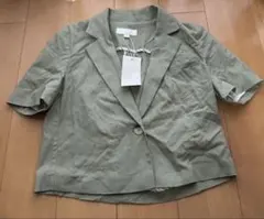 ZARA ♪テーラードジャケット カーキ ♪のサムネイル