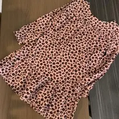 H&M★キッズワンピース120★レオパード柄ピンク
