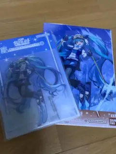 雪ミク 一番くじ 【2016】 アクリルスタンド Ｈ賞　S賞　クリアポスター