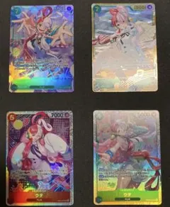 ワンピースカード ウタ 4枚 セット パラレル シークレット