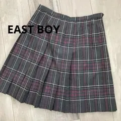EASTBOY イーストボーイ　プリーツスカート○グレー×ピンク　サイズ9号