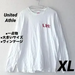 【大きいサイズ✨】United Athle 長袖Tシャツ　白　オシャレ　XL