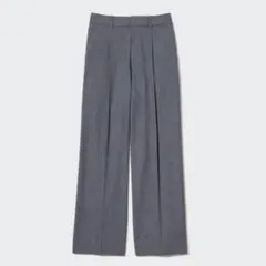 UNIQLO 初代タックワイドパンツ　グレー　S