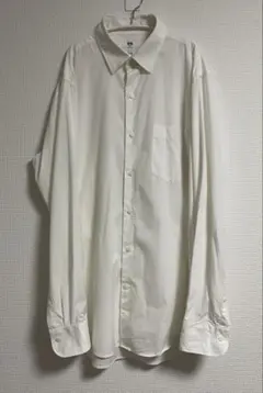 ユニクロ　スリムフィットシャツ　M 白　ホワイト