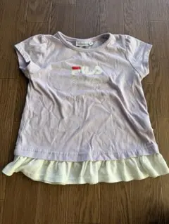 FILA 薄紫色 Tシャツ 120 フリル