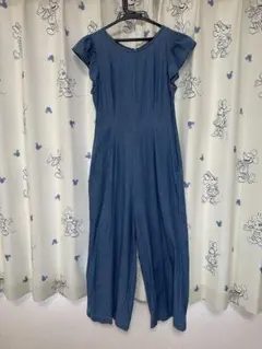 URBAN RESEARCH Sonny Label デニムフリルオールインワン