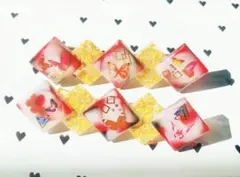 17 ハンドメイド レジン ヘアクリップ 赤 蝶々 オシャレ